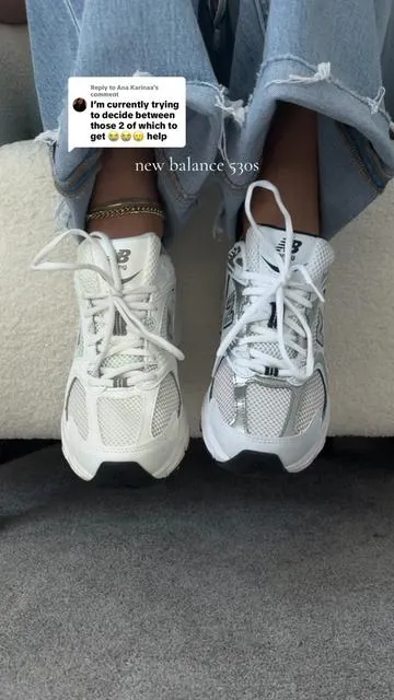 Replying to @Ana Karinaa girl! Both of them deserve to be in your closet ! #nb530 #newbalance530 #sneakers #newkicks #sneakershopping 