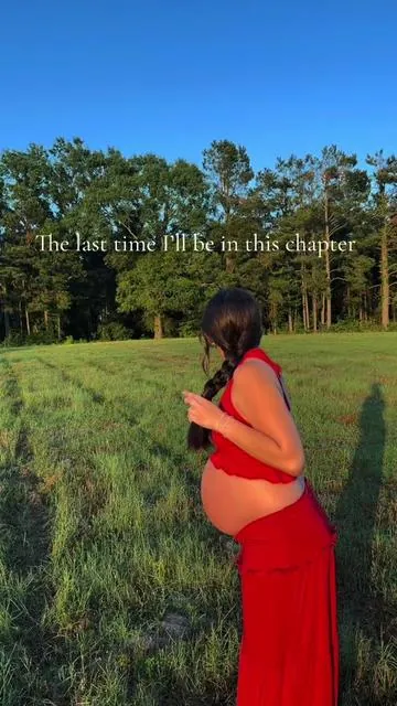 And it’s almost over🥹 #maternitydress #pregnancyoutfit #bumpfriendly #pregnanttiktok #dressthebump  