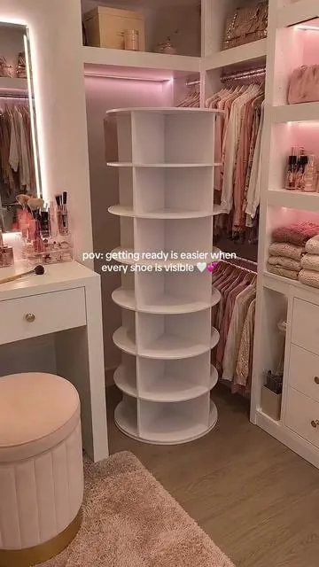 closet floor covered in shoes? watch this 😱🖤#shoerack #shoeorganizer #storagehacks #closetorganization #tiktokshopcreatorpicks 
