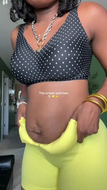 This little romper hugs all the right places ! @SHAPELLX  #romper #tummycontrol #summervibe #onepiece #tiktokshopmemorialday 