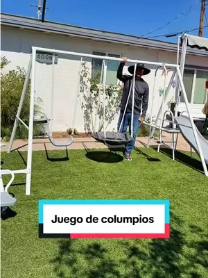 Respuesta a @𝙅𝙤𝙡𝙞𝙗𝙚𝙩𝙝💗 La diversión para tus hijos estos columpios estan a muy buen precio👧🧒🏡☀️ #swingset #summervibes #backyardforkids #kidsoutdoors #tiktokshopcreatorpicks 