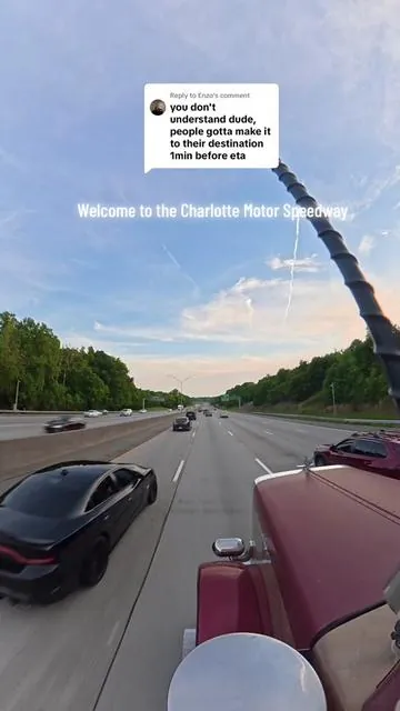 Replying to @Enzo North Carolina drivers be like…  . . . #northcarolina #trucking #racecar #fyp 