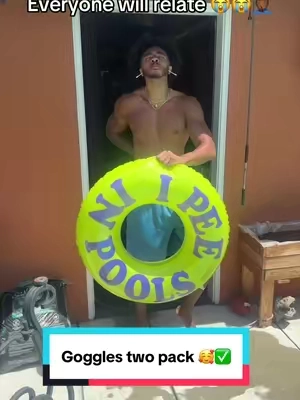 Bro does this every summer😭🤦🏾‍♂️#tiktokshopcreatorpicks #tiktokmademebuyit #pool #googles 