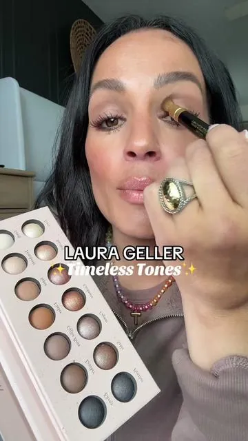 #laurageller #lauragellerbeauty #eyeshadowpalette #matureskinmakeup 