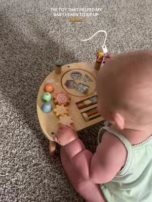 Absolutely love this toy & it’s so affordable right now 🤎 #BabyToy #BabyPlay #BabyMilestones #5MonthsOld #BabyRegistry 