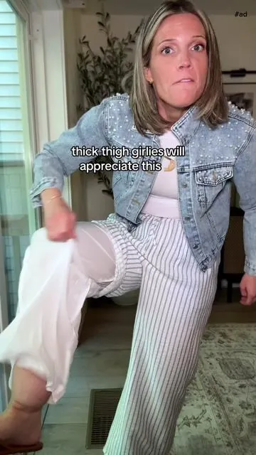 Double lined linen pants that are thick thigh and cellulite thigh approved! #linenpants #pantsforthickthighs #thickthighproblems #tiktokshopsparkcreator #vacationootd 