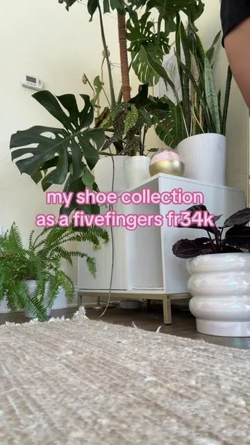 1. mesh pink from tt shop- i wear these almost daily for everyday wear 2. black strappy from tt shop 3. gray strappy from depop - both of these I wear for everyday wear and also for some yoga and dance classes 4. black waterproof from vibram site - these i actually wear running daily with socks #creatorsearchinsights #fivefingers #fitnessshoes #toeshoes  #runningshoes 