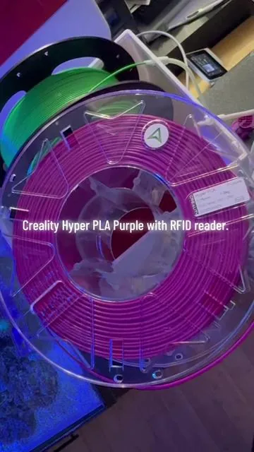 My new favorite fillament to use. Always comes out bright and smooth. Click the orange shopping cart to get yours today.  @Creality official  #creality #creality3d #crealityofficial #crealityfilament #creality