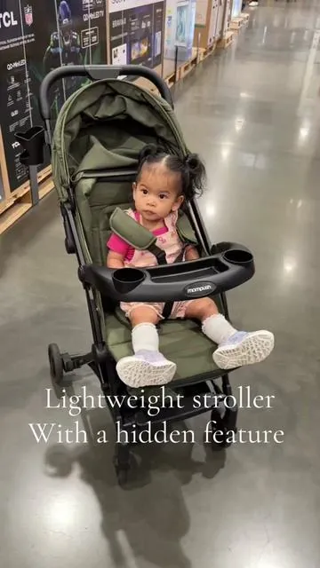 Mompush lithe V2 light weight travel stroller. @Mompush US #travelstroller #babystroller #summervibe #tiktokshopfind #babyessentials 