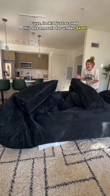118&92.5" L/U-Shaped Modular Boneless Sectional Couch #washablesofacovers #couchrecommendations #couchdecor #recliningcouch #outdoorsectional #furnitureexperts #cozyfurniture #sofabedideas #foldablesofa #foldableottoman #bonelesscouch #Modularsofa #smallapartment #SummerVibes #weeklydeals #mothersdaygiftideas #fyp #tiktokshopmemorialday