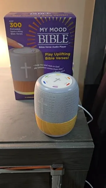 Wait… this plays Bible verses based on your mood?? 🤯 #TikTokShop #tiktokmademebuyit #faithtok #christiantiktok #bibleverse #mymoodbible