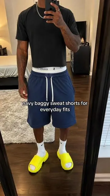 the pair you end up wearing all week 😮‍💨 #baggyshorts #sweatshorts #mensfashion #everydayfits #affordablefashion 