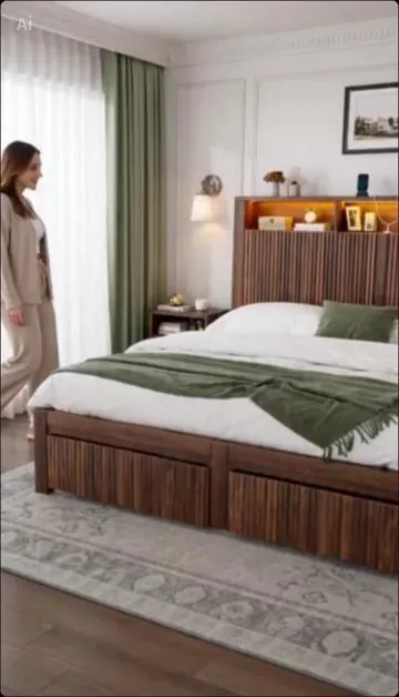 🔥 This bed looks like it came straight out of a luxury hotel—plus, it saves a ton of space. Would you put it in your bedroom? 👀🛏️✨ #TikTokMadeMeBuyIt #TikTokShop #BedroomGoals #FurnitureTok #ViralProducts