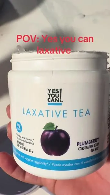 Yes You Can! Laxative Tea, you can enjoy the benefits of a naturally balanced digestive system. The tea is made of natural ingredients that are carefully selected to provide you with the best possible benefits. So, if you are looking for a natural way to promote digestive health and relieve constipation, Yes You Can! Laxative Tea is the perfect choice for you. #yesyoucan #tiktokcreator #healthy #digestion #constipation 