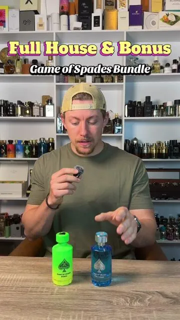 Another summer time bundle from Game of Spades with Full House and Bonus #fragrance #cologne #perfume #fragrancetiktok #perfumetiktok 