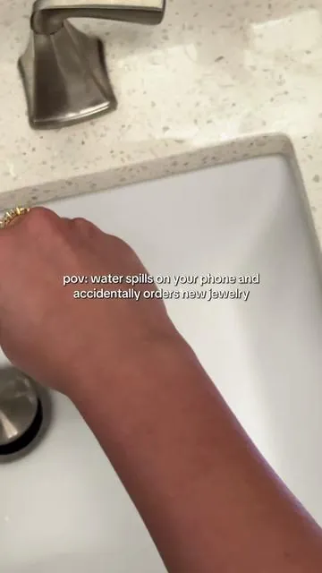 Ugh, hate when this happens…anyway our newest drop is now live👀 Which pieces are you adding to cart? #pavoijewelry 