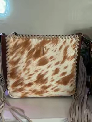 Newest addition to the collection🤎🤍 #fyp#parati#vaquera#western#cowprint