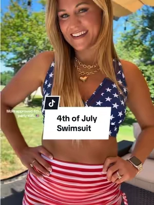 The perfect mom approved 4th of July swimsuit @Blooming Jelly  #bloomingjelly #bikini 