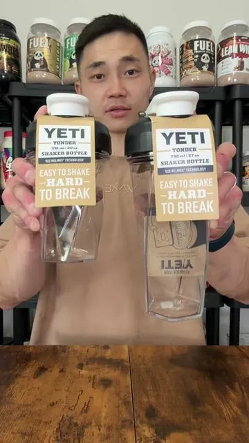Yeti Yonder shaker bottles are here with the helimix technology! #yetiyonder #helimix @YETI 