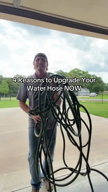 Heavy Duty Expandable Water Hose #waterhose #gardentok #lawn #summervibes #dealsforyoudays 