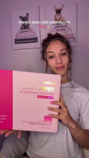 This kit has all the basics for some long lasting salon quality nails🙂‍↕️ #fyp #creatorsearchinsights #beetlestipex #tipexnailkit #tipexnails @BeetlesGelPolish @Beetles Nail Boutique 