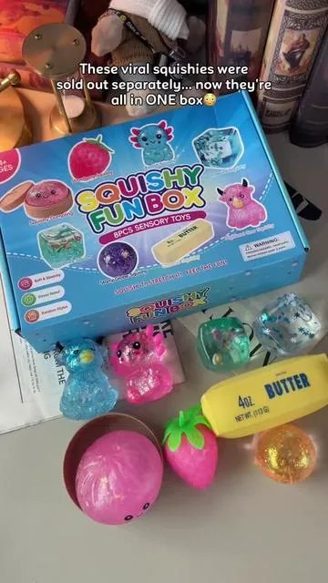 Every squishy has a different texture and they're weirdly addictive to squeeze. Limited stock.✨ #squishy #viralfinds #fidgettoy #StressRelief #tiktokshopsummerturnup 