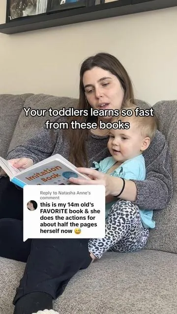Replying to @Natasha Anne YES! They learn from these books so quickly! We went from reading it to her to her repeating it so quick. So fun to watch them grow. 🥹 Early speech practice is so easy with these toddler speech books #toddlerspeech #toddlerspeechtherapy #speechtherapy 