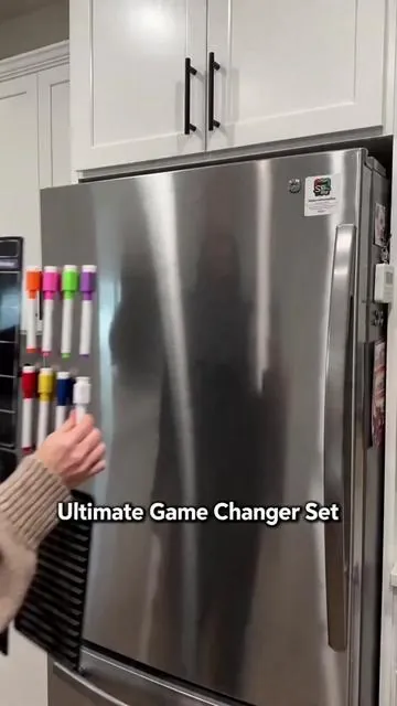 One of my favorite ways to stay organized is by using this **magnetic dry erase calendar**. It has sections for each day of the week, making it super easy to keep track of everything. Check it out! I've linked it below. If you're looking for a way to stay organized, I'm going to link it below. Check it out! #fridgeaccessories #officemusthaves #organizerstorage #homeorganizer #diyorganizer #durableorganizer #designerdailyplanner #kidsorganization #magneticfridgeshelf #deskorganizer