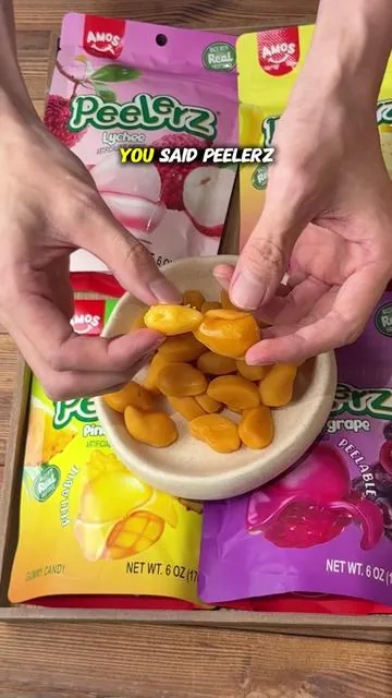 Late-night snacks.📦🥳#snack #gummies #tiktokshop #peelablegummy #candy 