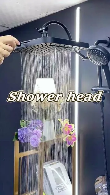 This shower pressure is insane!#summervibes #bathroom #haircatcher #shower 