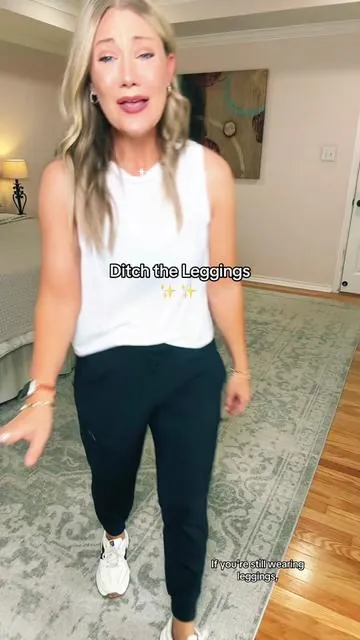 The breathable joggers made for hot days and busy moms ☀️✨ Moisture-wicking, comfy, and easy to wear everywhere. #SummerStyle #AthleisureWear #ComfyOutfits #JoggerStyle #MomStyle 