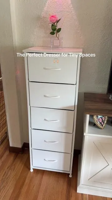 #dresser #smallspace #organizedhome #fabricdresser #largecapacity 