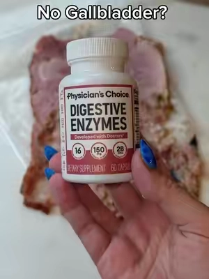 Replying to @michaelsnoy No gallbladder? No problem. If you deal with bloating, indigestion, heartburn, or bathroom issues after eating, digestive enzymes are the bees knees. The Digestive Enzymes from Physician’s Choice have helped me feel SO much better after meals. Especially if you’re eating higher-fat foods, your body may need a little extra support breaking things down. 👏 #digestion  #digestiveenzymes  #digestivehealth #guthealth  #guthealthmatters 