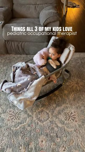 This rocker clocked in one day and never clocked out 🤪 limited supply left. #SummerVibes #occupationaltherapy #autism #sensorytoys 