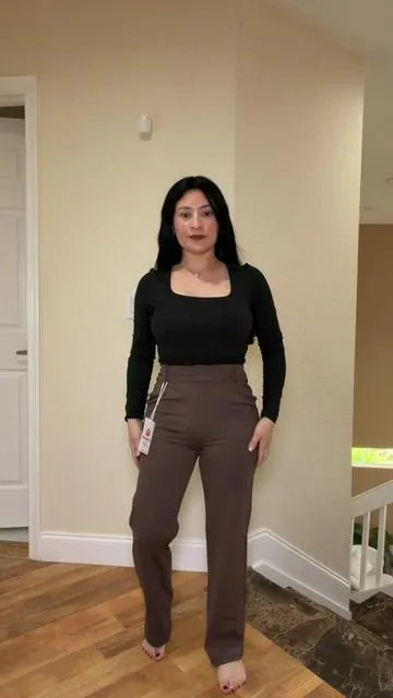 Wide Leg Dress Pants High Waisted Stretchy with Pockets  #formalpants #stretchypants #SummerVibes #tiktokshopcreatorpicks @FireSwan Shop #FireSwan 