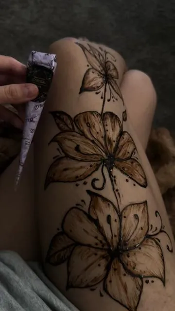 waterproof henna for you #foryoupage #hennaart #hennatiktok #viralvideo 