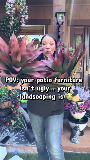 I’m honestly done wasting money on outdoor plants that die in summer heat 😭🌿 these LEAFPLNT agave stakes completely transformed my patio and pool area and gave my backyard the prettiest tropical luxury vibe. Perfect for front porches, flowerbeds, patios, poolside decor, curb appeal, resort style homes, summer landscaping, outdoor corners, and cozy backyard styling. The red-green color is SO pretty in sunlight and they actually look realistic and high end outside 🫶 these are one of those TikTok home decor finds people are gonna regret not grabbing before they sell out 👀 #tiktokshopcreatorpicks #TikTokShopMemorialDay #SummerVibes #agave #tropicalplants 