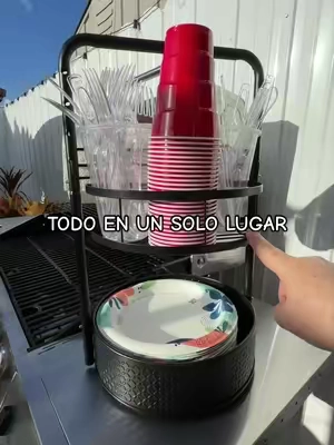 Lazy Susan organizer for BBQs, outdoor dinners and keeping everything in one spot. #tiktokshopcreatorpicks #TikTokShopMemorialDay #tiktokshopStockUp #summervibes #outdoorliving 
