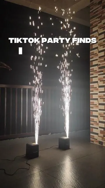 TikTok Party Finds That Actually Impress 😮 #coldspark #eventok #partytok #weddinginspo #stagesetup 