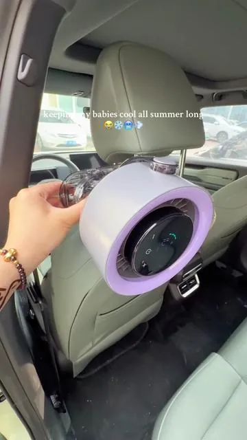 this fan goes wherever we do all summer❄️clips right to the car, your desk, the stroller, chairs for sporting events..literally anything, & the power this thing HAS! 💨🥶#fan#Summervibes #tiktokshopmothersday #cool #portable 