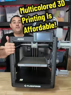 multicolored 3d printing used to be to expensive to jump into flashforge came out with a way for everyone to get into this!

#3d #DIY #3dprinting #SummerVibes #newdropsforyou 