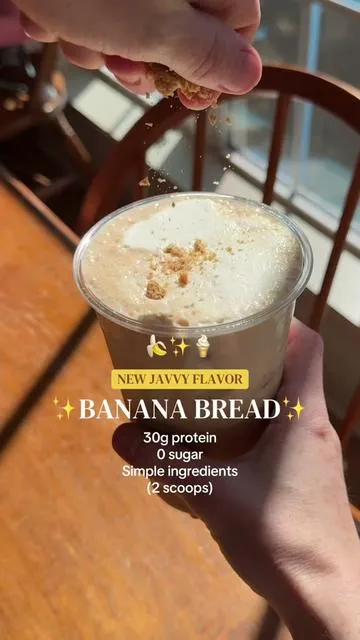 STOPPP JAVVY #javvyCOFFEE #javvy #proteincoffee #proffee #bananabreadlatte 