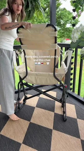 Imagine camping or being on the sidelines with this chair 😩🥹  #gdyhome #gdyhammockchair #hammockchair #outdoorchair #readingchair 