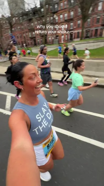save your money & buy @SHOKZ on tik tok 🚨 they are WAY CHEAPER but selling sooooo quick #tiktokshopmemorialday #SummerVibes #runner #shippedbytiktok #runningheadphones 
