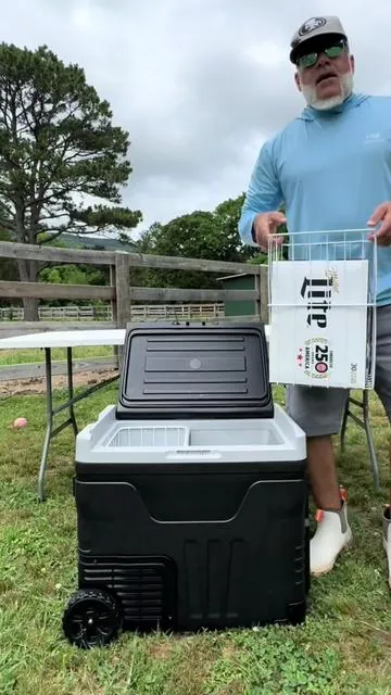 Perfect Cooler for Truck, Car, RV or Boat! EUHOMY 12 Volt Refrigerator, 37/53Quart Car Fridge #euhomycarrefrigerator, #cooler, #TikTokShopMemorialDay, #DealsForYouDays, #summerwins 