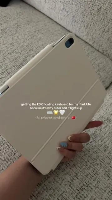 literally the most beautiful keyboard @ESR US #iPadKeyboard #iPadA16 #iPadAccessories #SummerVibes #iPadCase 