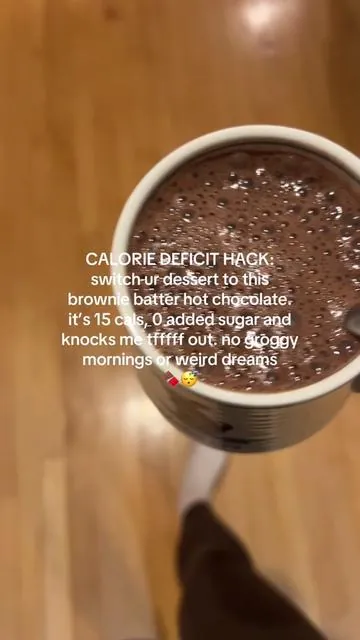 I start craving this hot chocolate after dinner 😋