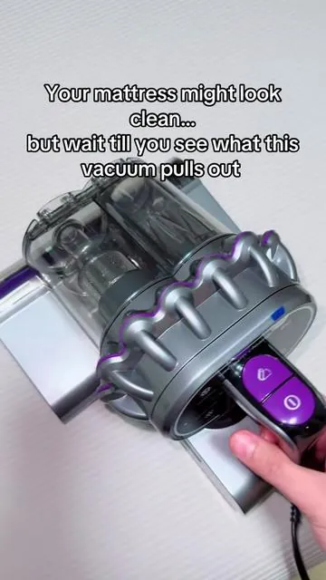 Deep cleaning just got satisfying ✨ This mattress vacuum uses strong suction, UV-C light, and HEPA filtration to help remove dust, pet hair, and allergens from your bed, couch, and pillows. The amount of dust it picks up is actually crazy  #MattressVacuum #CleanTok #HomeGadgets #DustMites #TikTokMadeMeBuyIt