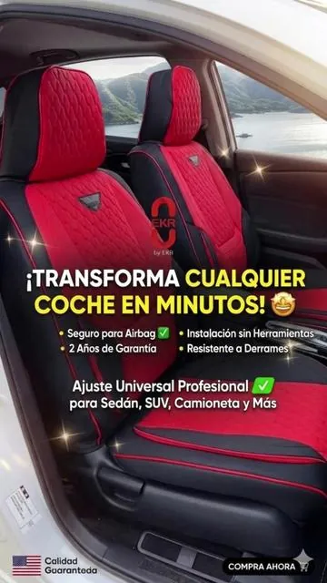 My car hack for 2026: Transform my Car with Premium Waterproof Leather Seat Covers! Upgrade my ride with soft cushioned seats for comfort, scratch and water-resistant leather, airbag-friendly design, anti-slip backing, easy no-tool installation, multiple stylish colors, and durable long-lasting material. Limited stock - selling out fast! #car #carseatcover #carinterior #seatcover #caraccessores