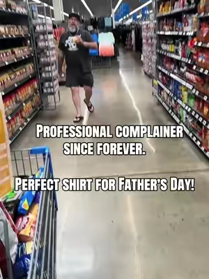 Father’s Day is coming up! We’ve met so many people in the club since wearing it! 😂 #FathersDay #husband #grumpy #summervibes  #funny